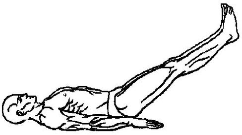 Para rejuvenescer os tecidos da próstata, você deve realizar elevando as pernas atrás da cabeça. 